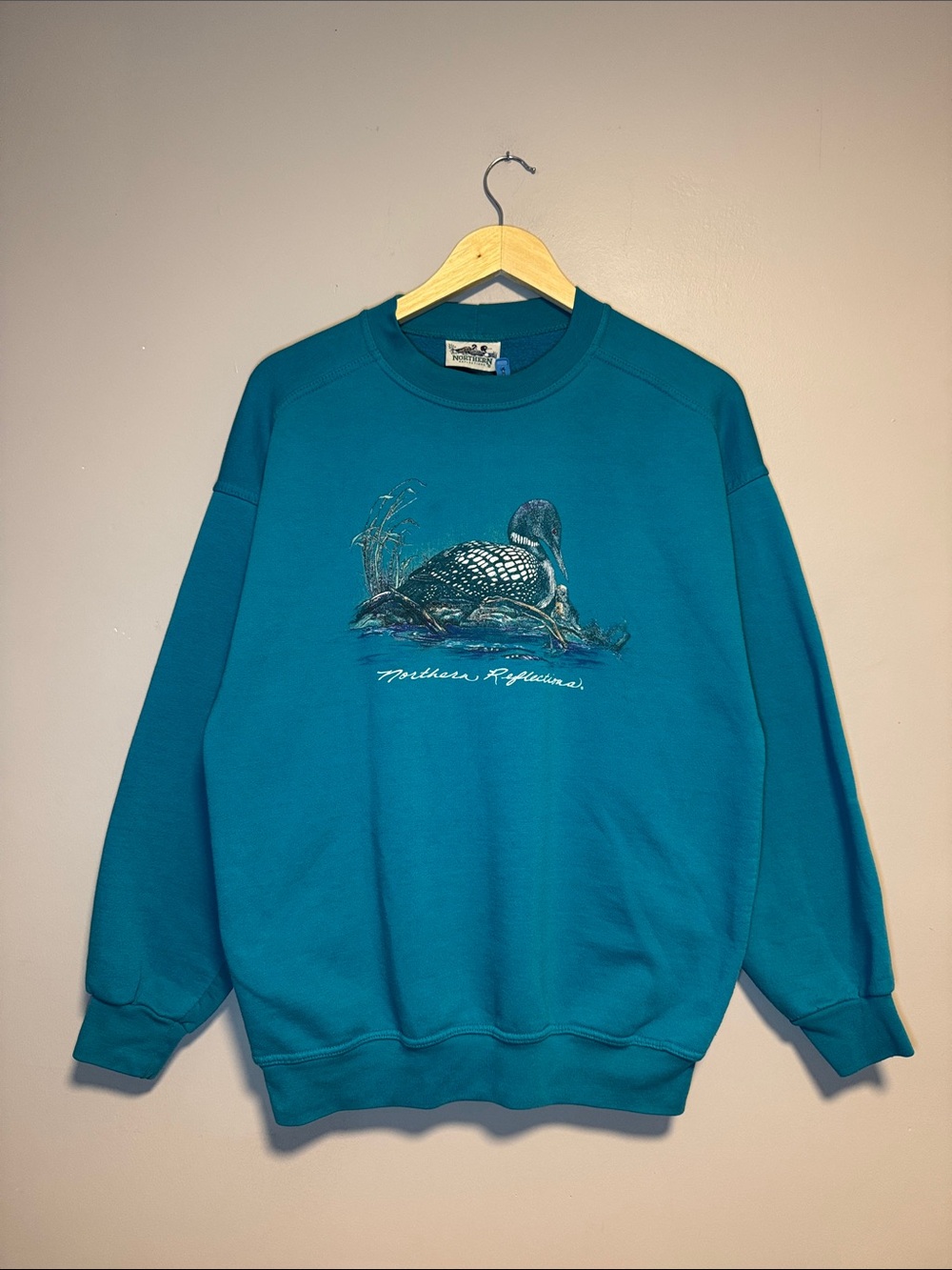 Vintage Northern Reflections Loon Crewneck / 1990s / Large - XL